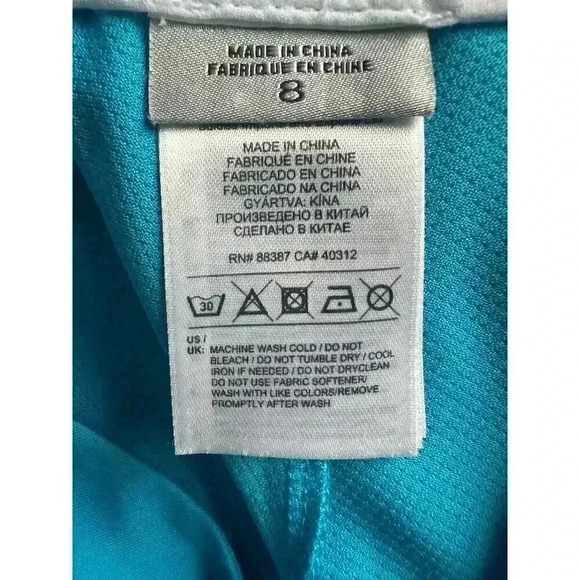 ADIDAS Climacool Golf Tennis Active Skort Women’s Size 8 Turquoise - Picture 7 of 8